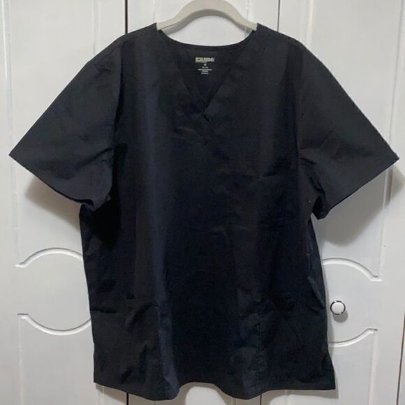 Scrubstar Black Scrub Top size XL - Picture 1 of 9